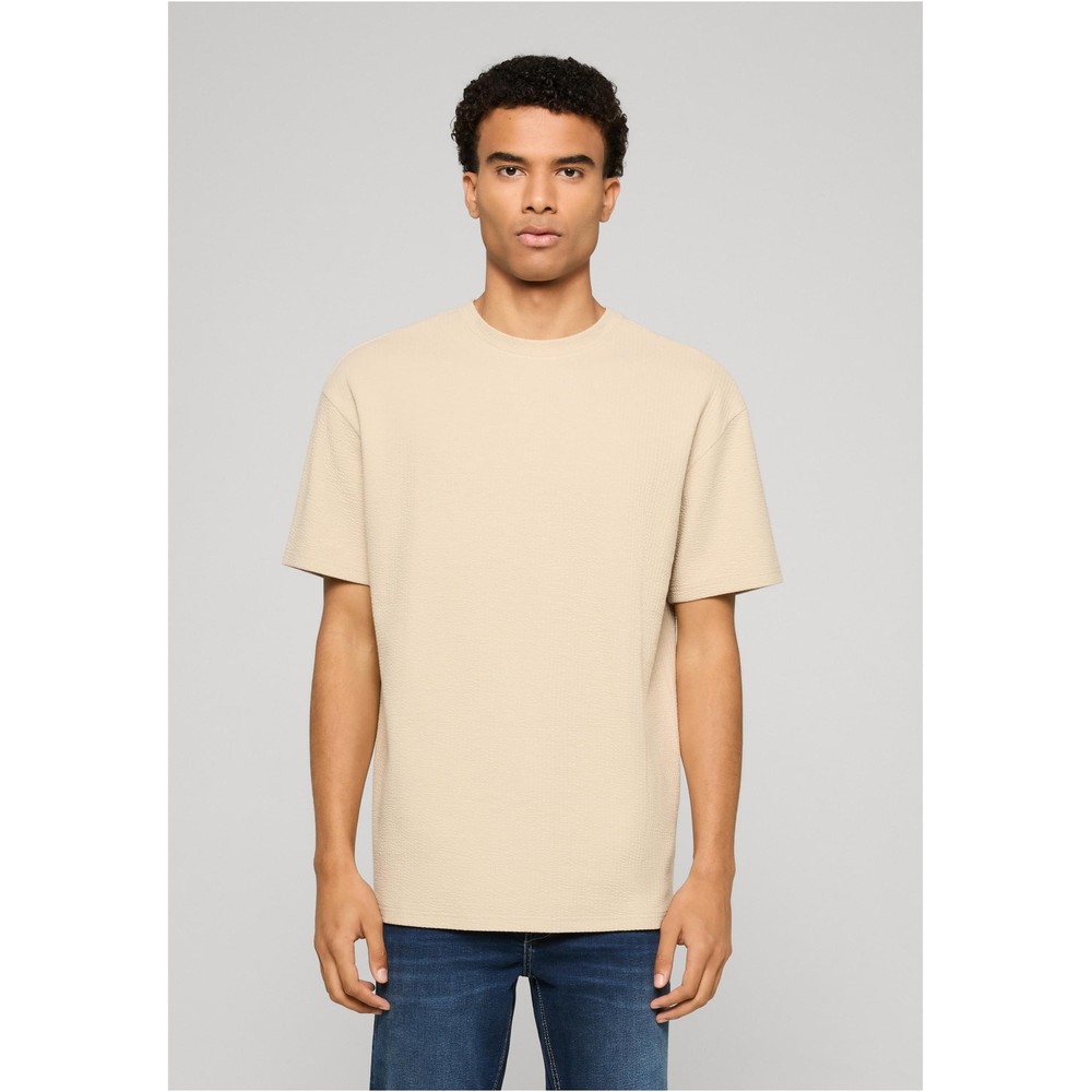 Urban Classics - Loose Fit Structured Herren TShirt - Beige